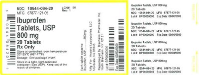 800mg 20ct (Label Ibuprofen Tabs 800mg Bpi(10544 084 20) Ascend(67877 121 05) Rev1)
